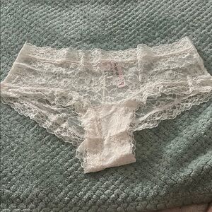 Victoria's Secret Cream Lace Cheeky Panties